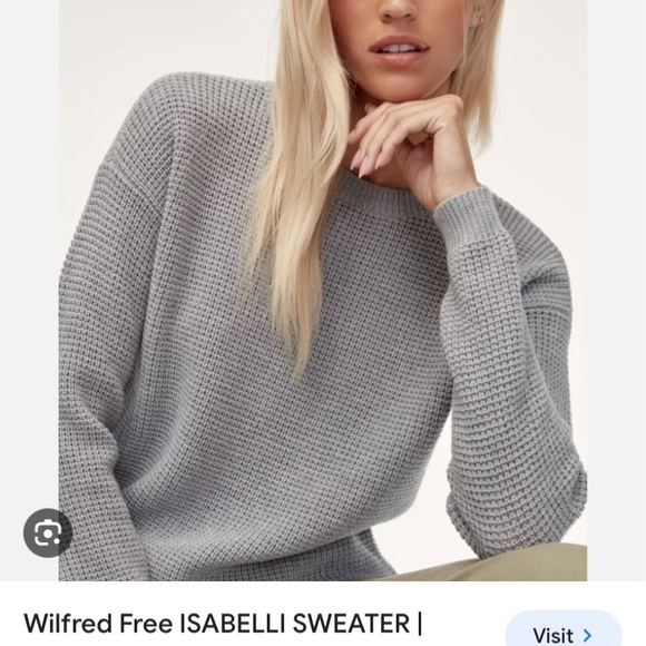 Grey Wilfred sweater small - Picture 2 of 2